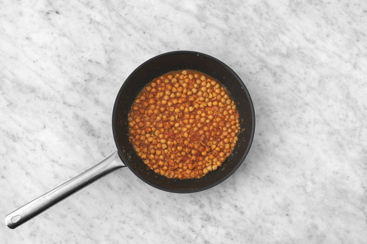 Cook the chickpeas