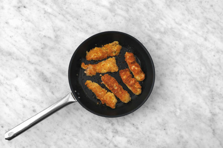 Hähnchensticks frittieren