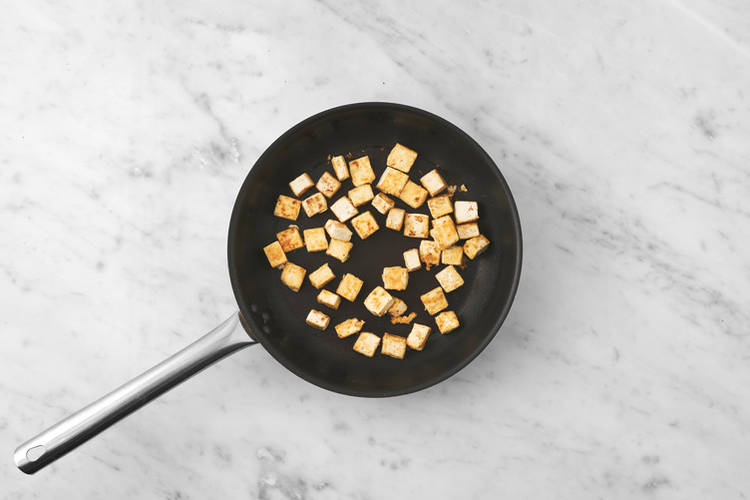 Tofu anbraten
