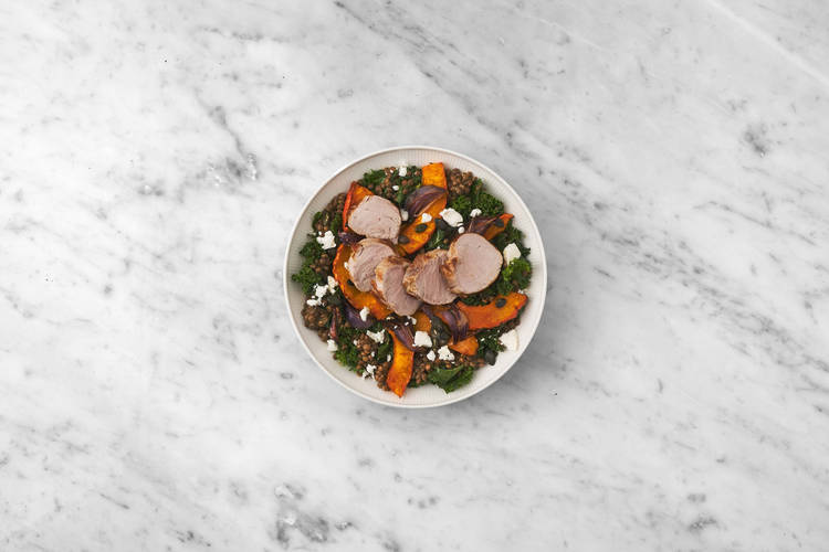 Fleisch braten & Anrichten