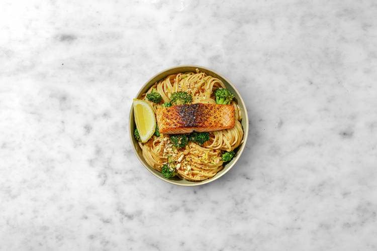 Lachs braten & Anrichten