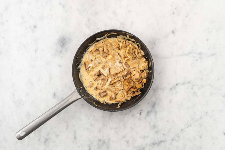 Geschnetzeltes anbraten