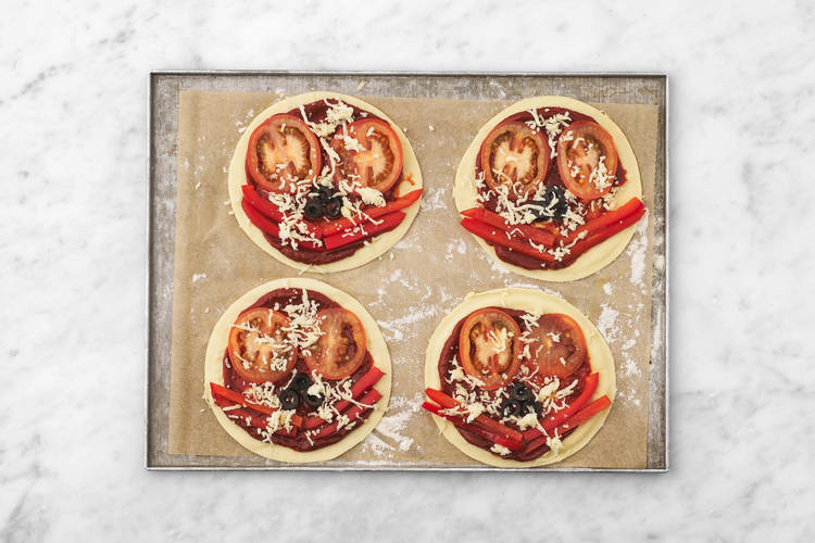 Lag pizzaansikter