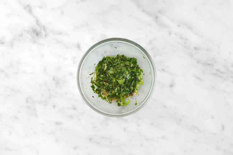 Bland lime- og chiliolje