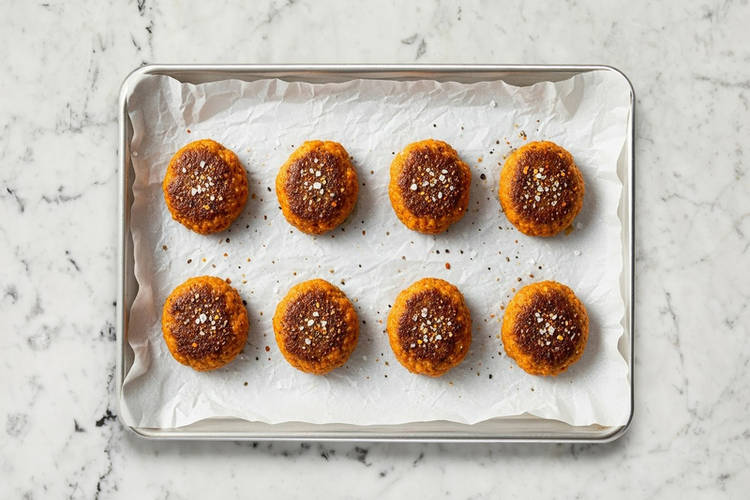 Make and cook meatballs