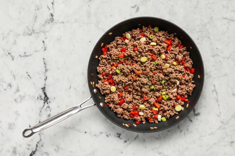 Cook Beyond Meat® and peppers