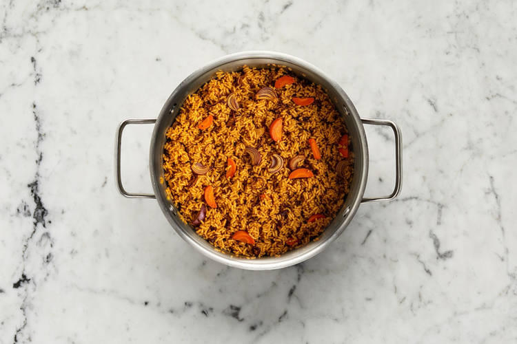 Commencer le biryani