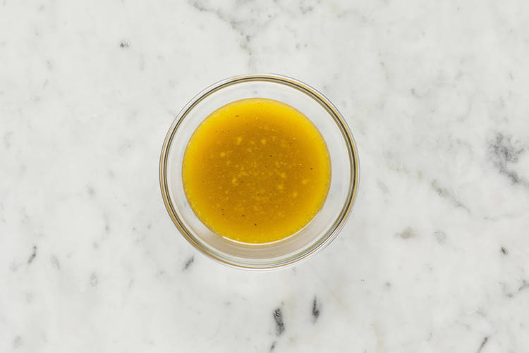 Préparer la vinaigrette