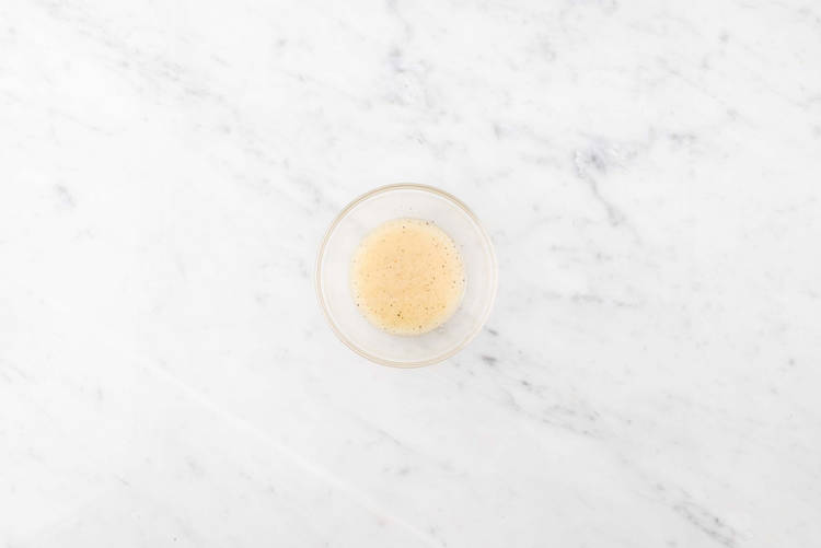 Préparer la vinaigrette