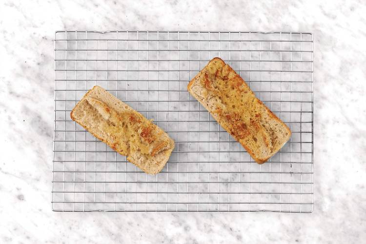 Bake the garlic bread