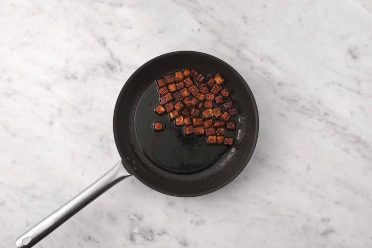 Cook the tofu