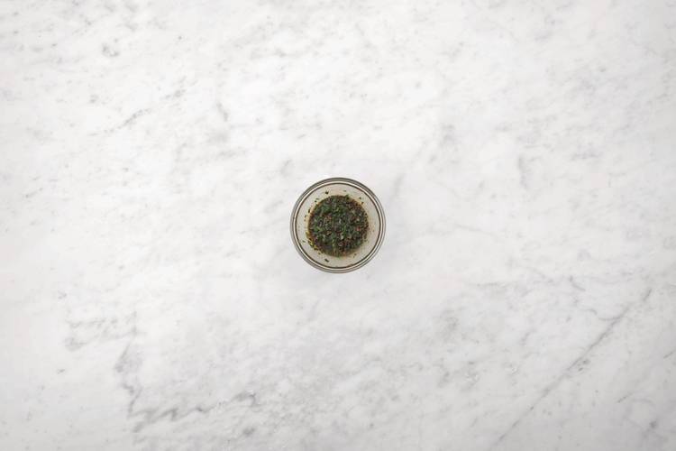 Make the chimichurri sauce