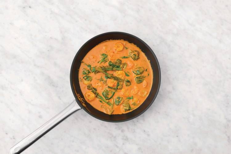 Finish the curry & rice