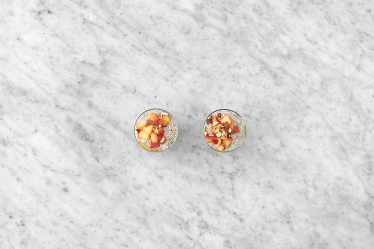 Lag eplepai-chiagrøt