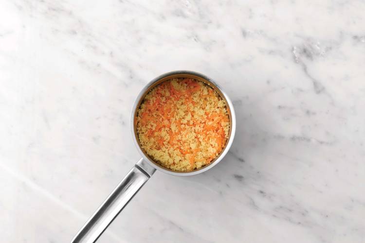 Make the carrot couscous
