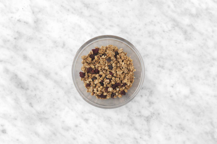 Mix the Cranberry Granola