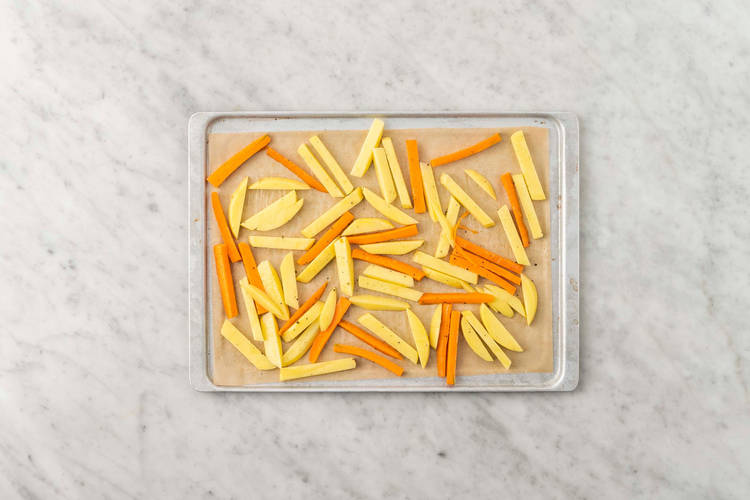 Enfourner les frites