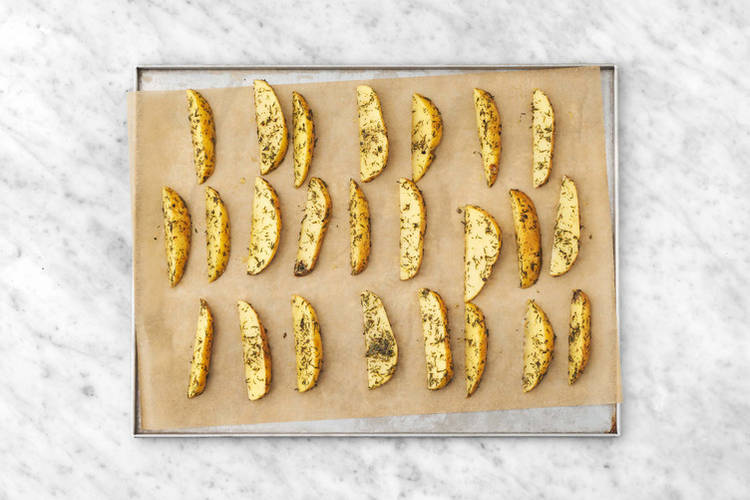 Préparer les potatoes