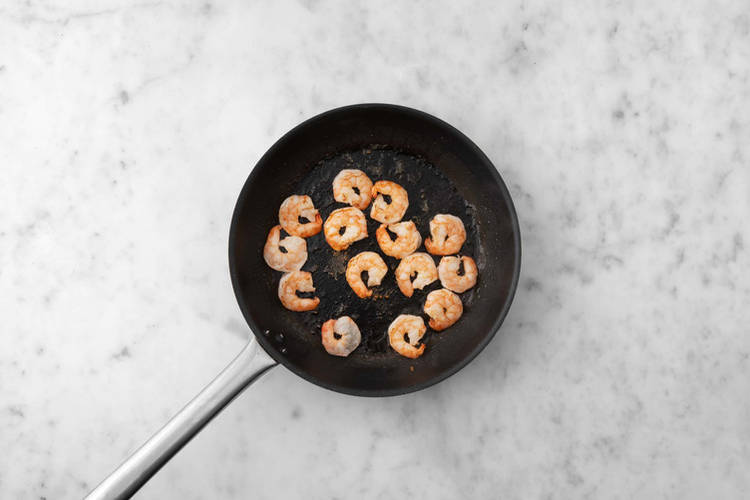 Faites sauter les crevettes