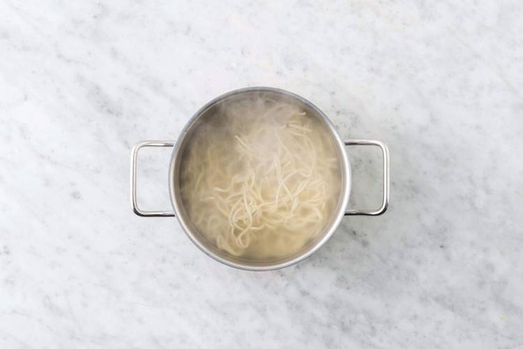 Cook the noodles