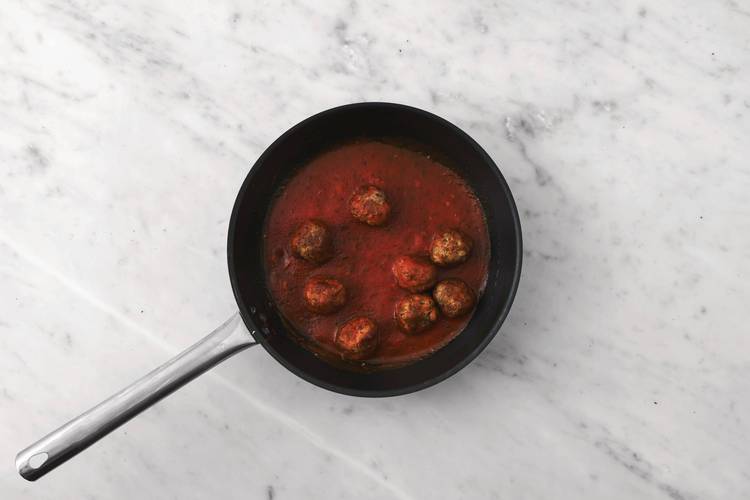 Prep the meatballs