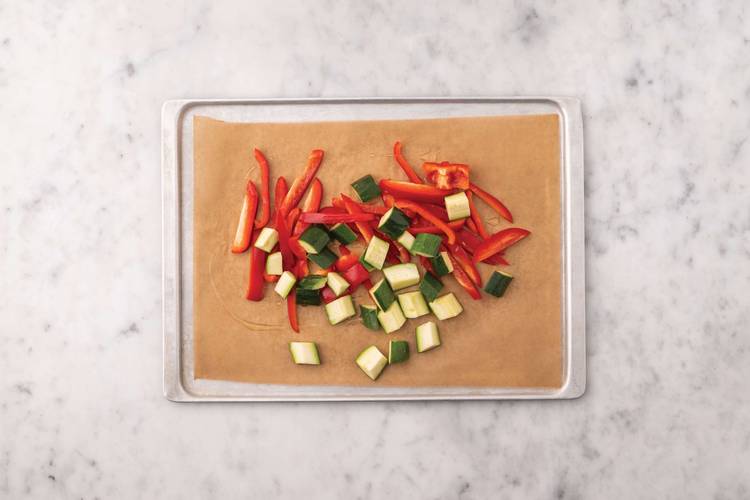 Roast the veggies