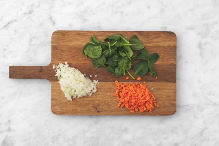 Förbered grönsaker