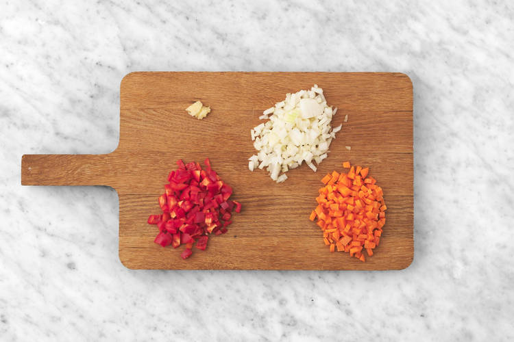 Forbered grøntsager