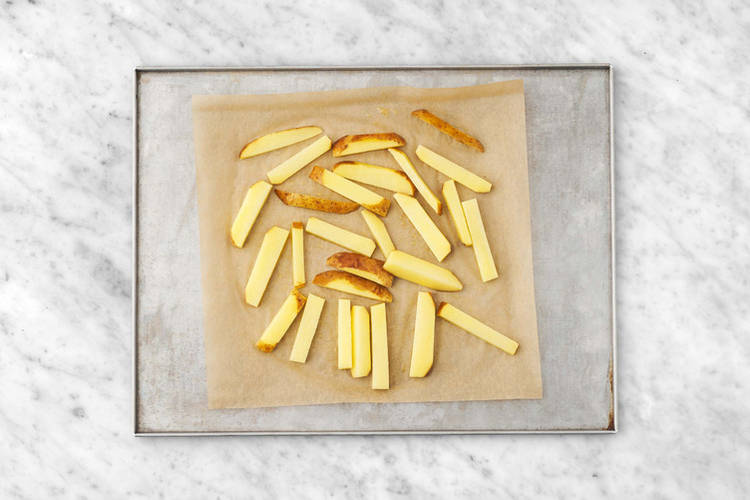 Loaded fries in corso