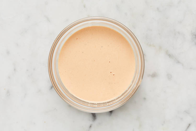 Préparer la sauce pour burger