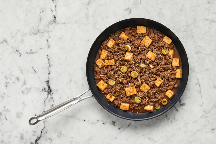 Braise mapo tofu