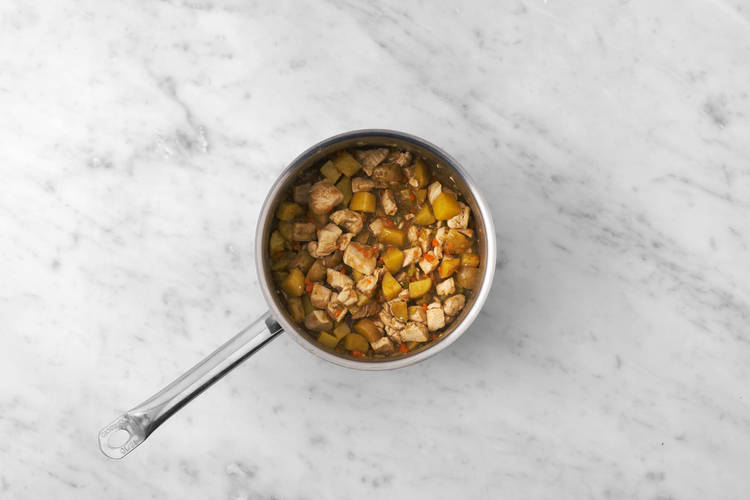 Assembler la chaudrée