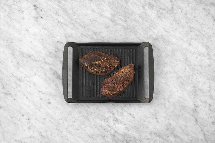 Grill the steak