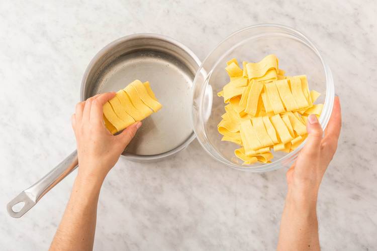 Cook the pasta