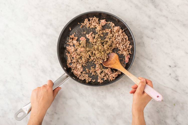 Fry the pork