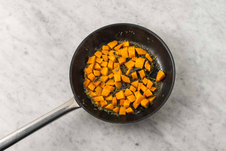 Zucca in cottura