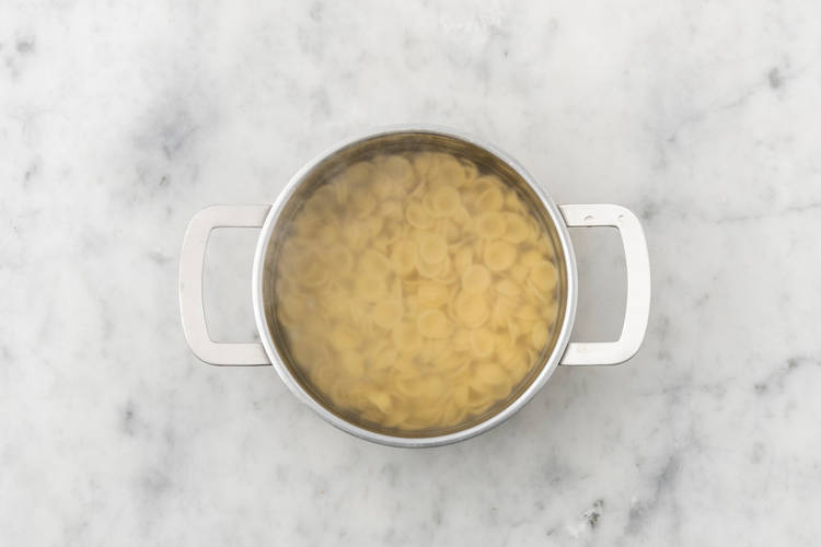 Cook the orecchiette