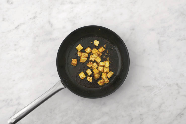 Cook the halloumi & chicken