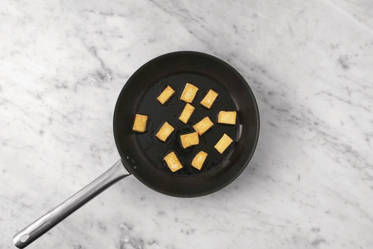 Cook the tofu