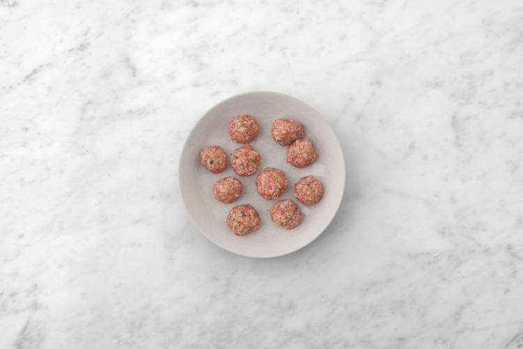 Make the meatballs