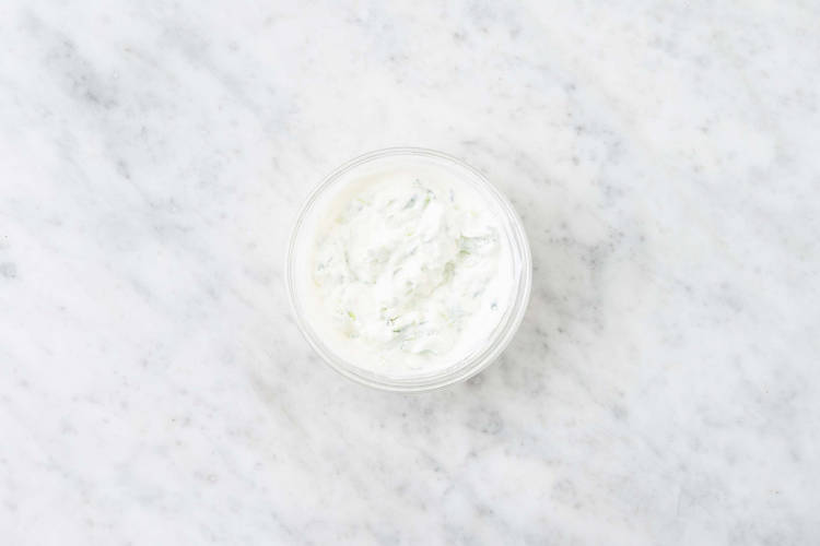 Förbered tzatziki