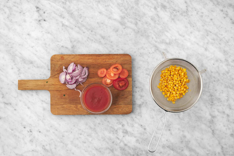 Forbered grøntsager