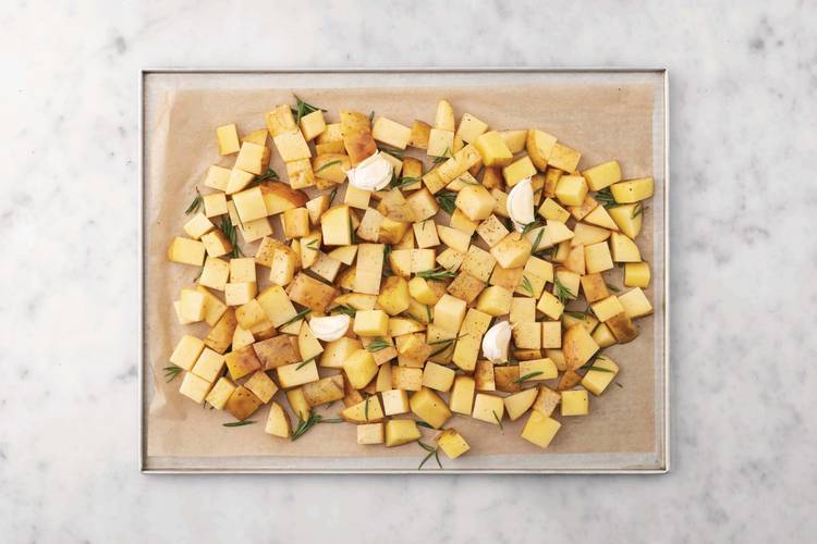 Prep the potatoes