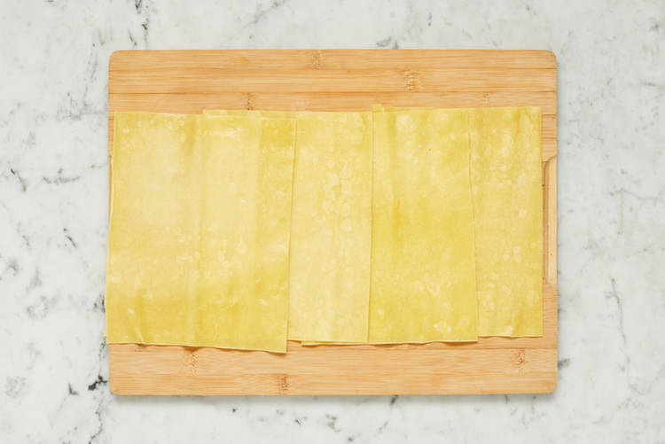 Cook lasagna sheets 