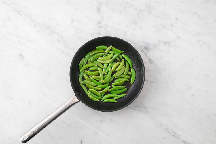 Cuire les pois sucrés