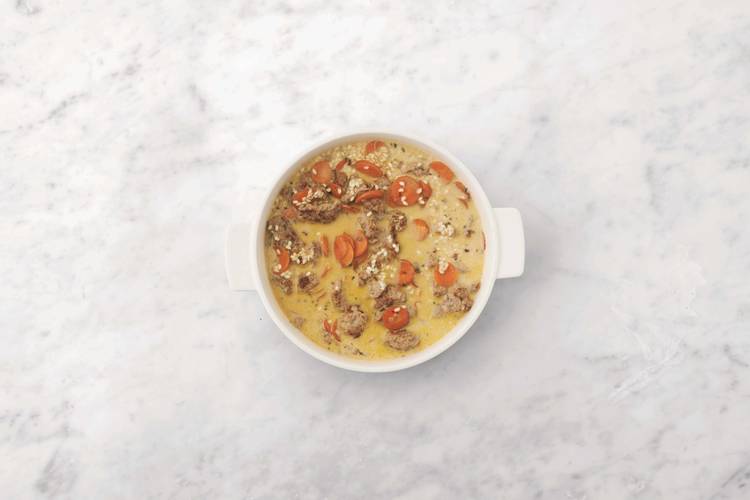 Bake the risotto