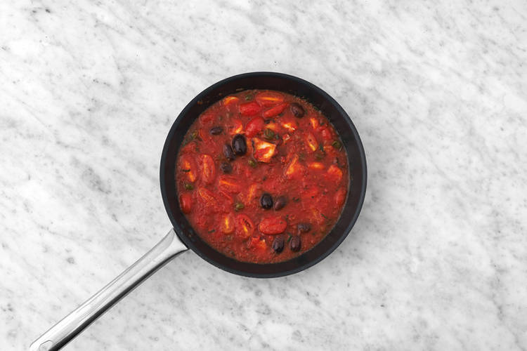 'Calamarata' in cottura