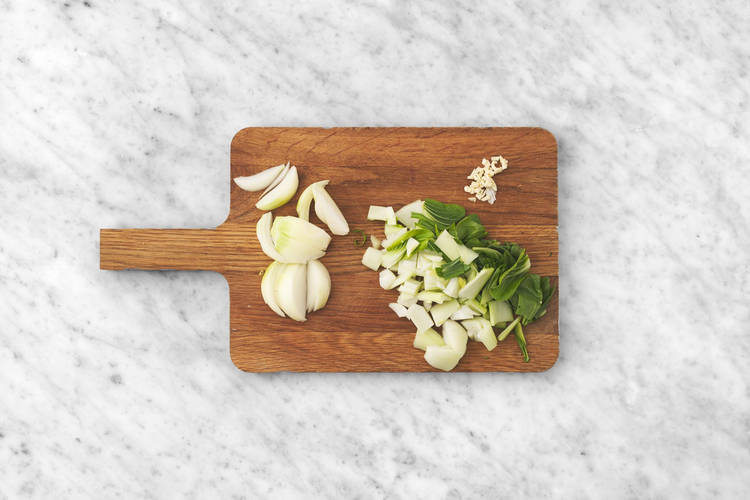 Forbered grønnsaker