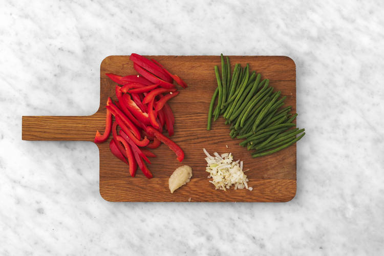 Forbered grøntsager