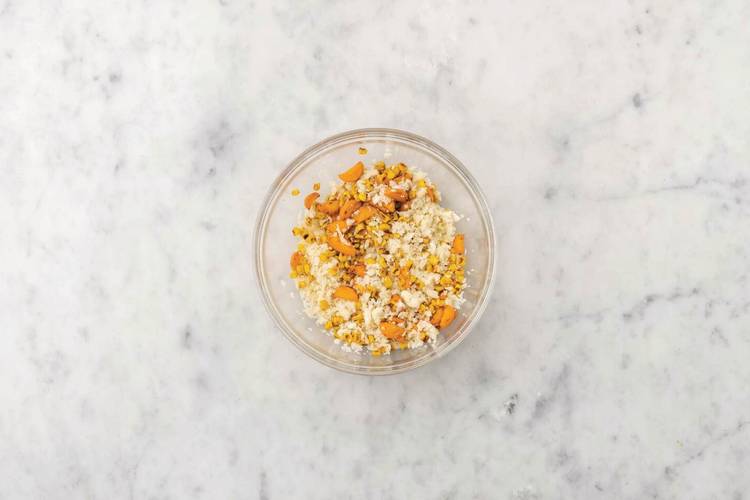 Make the cauliflower rice